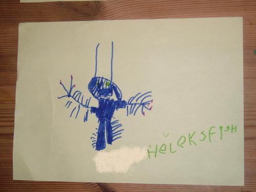 Monster Engineer, whose favourite meal is fish.