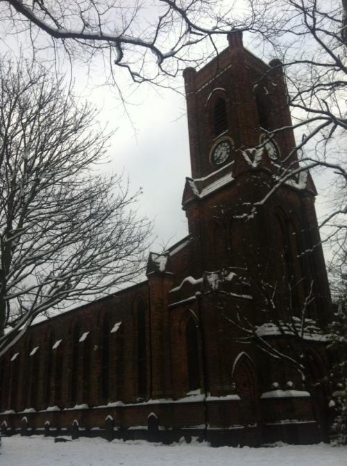 Church in the snow