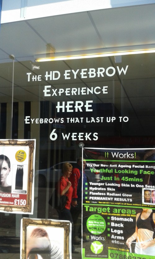 Seriously.  My eyebrows  have lasted more than several months.