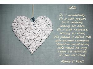 Do the next thing visual